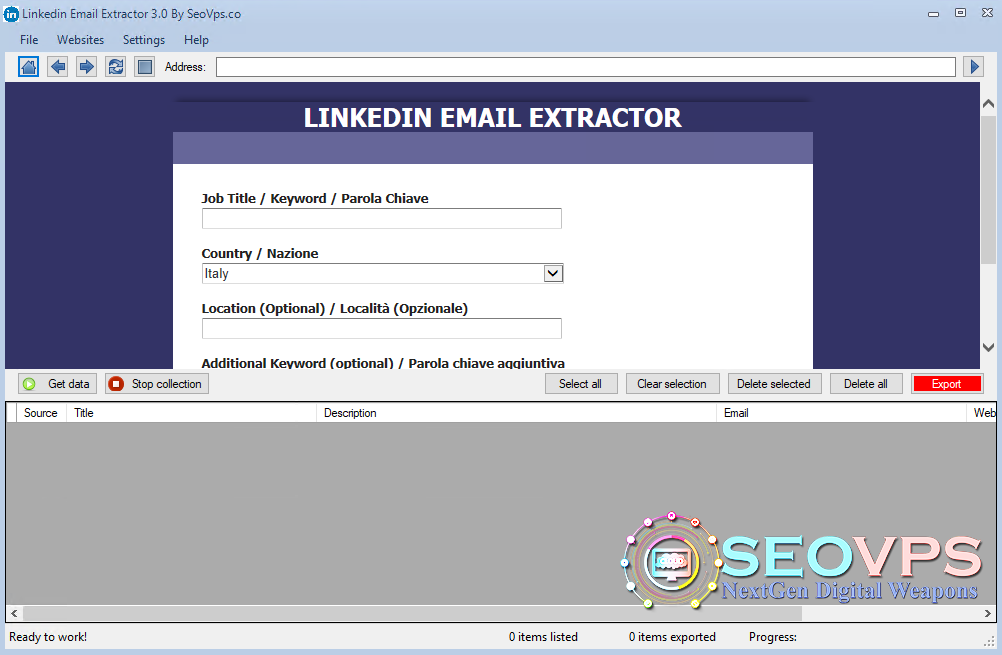 Linked-email-extractor