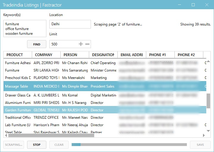 trade india data extractor